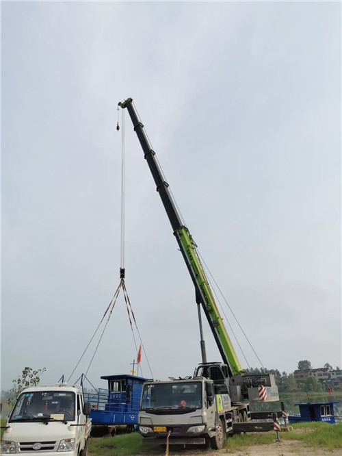 肇源县桥梁建设吊装案例